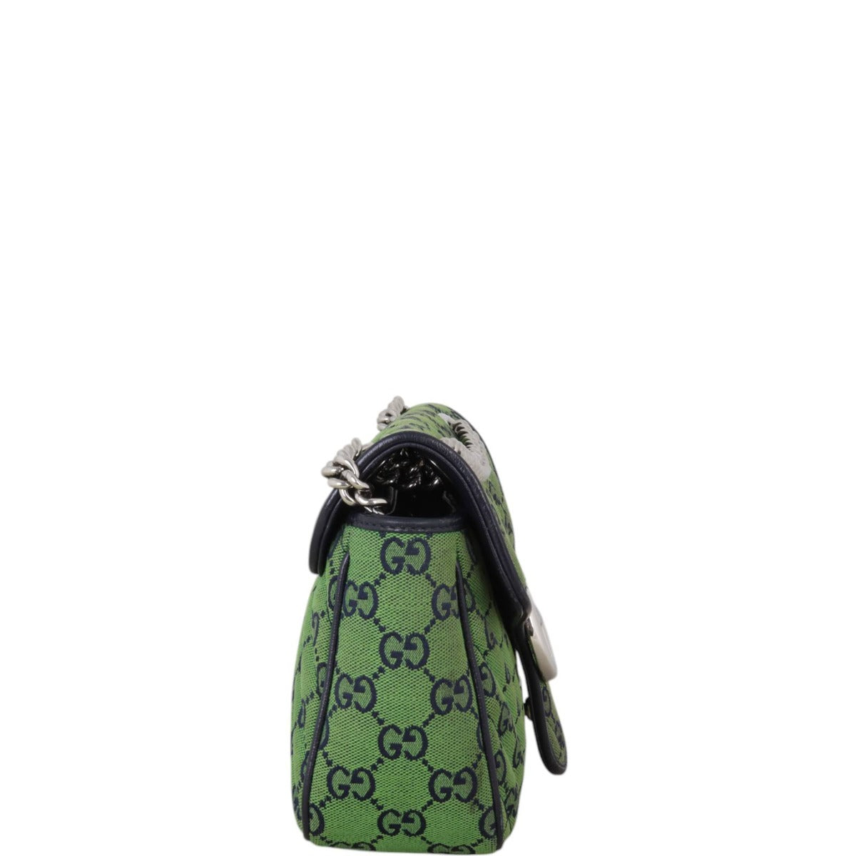 Gucci GG Canvas Marmont Diagonal Small Shoulder Bag