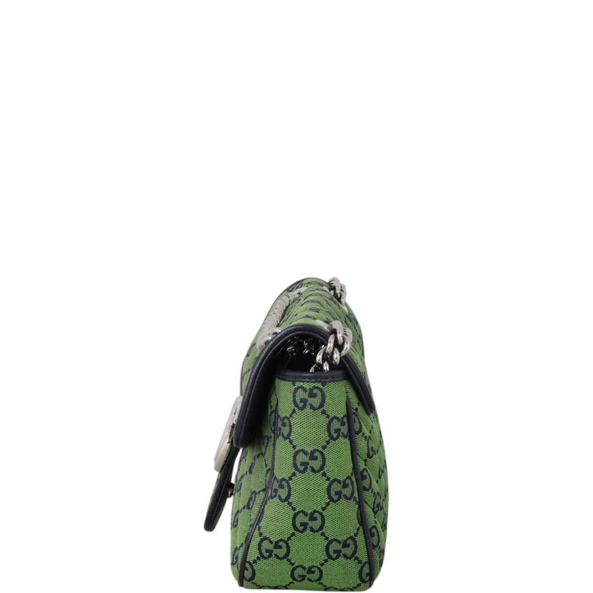Gucci GG Canvas Marmont Diagonal Small Shoulder Bag