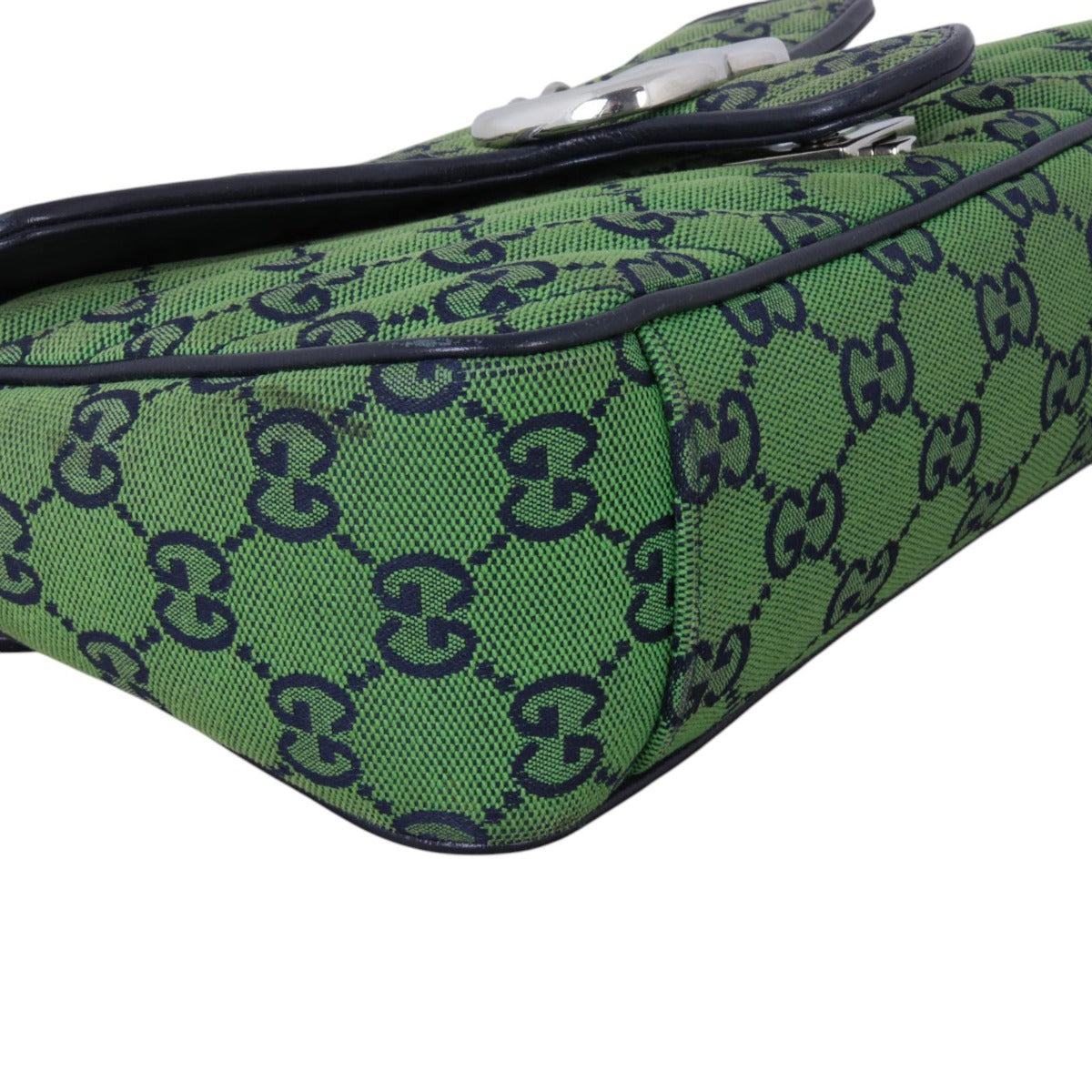 Gucci GG Canvas Marmont Diagonal Small Shoulder Bag