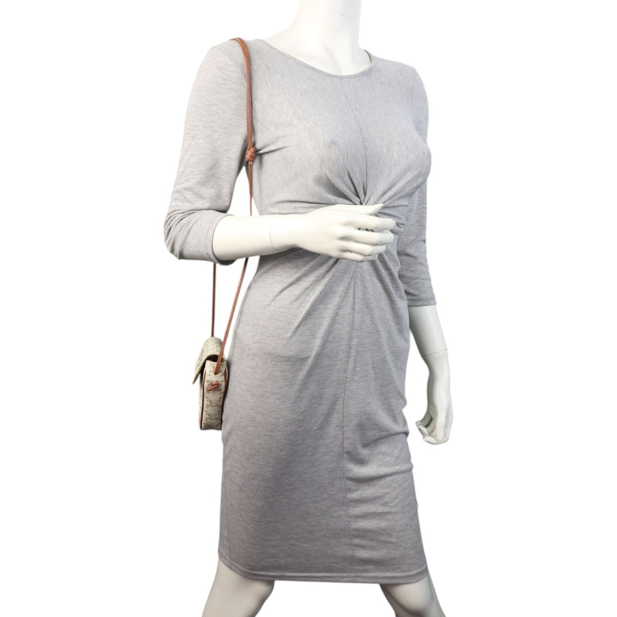 Celine Triomphe Triangle Crossbody Bag