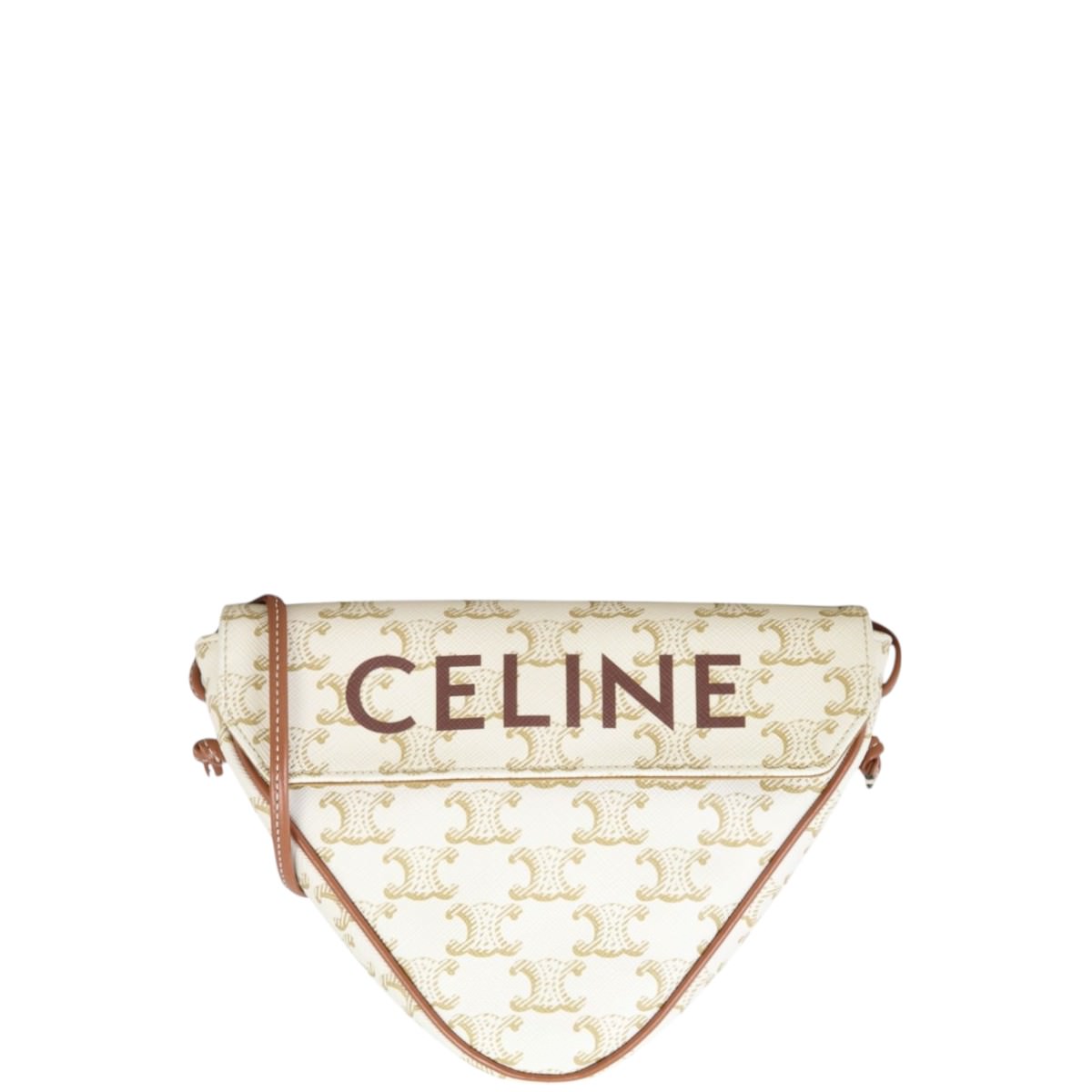 Celine Triomphe Triangle Crossbody Bag