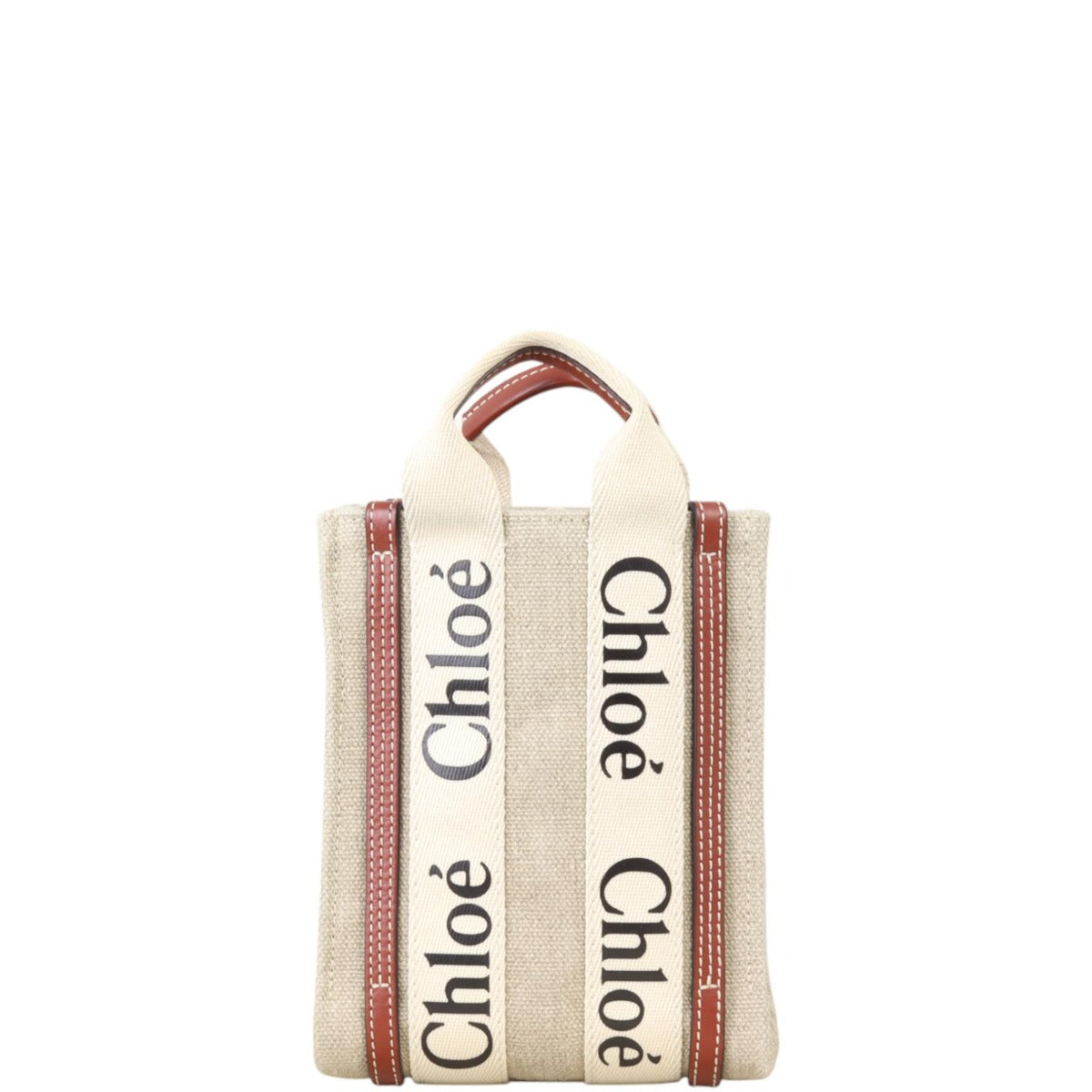 Chloe Mini Woody North South Tote Bag