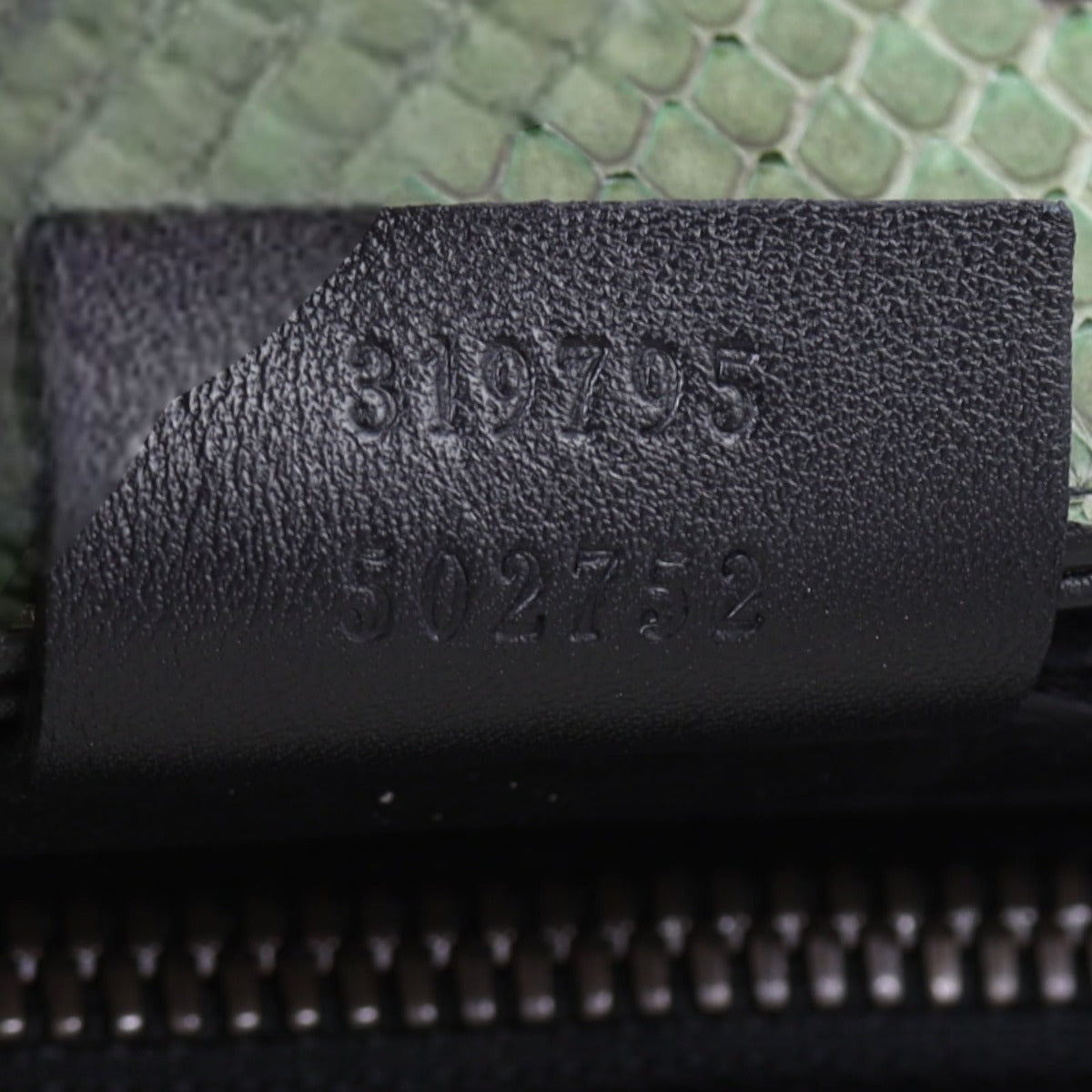 Gucci Bright Bit Tote Python