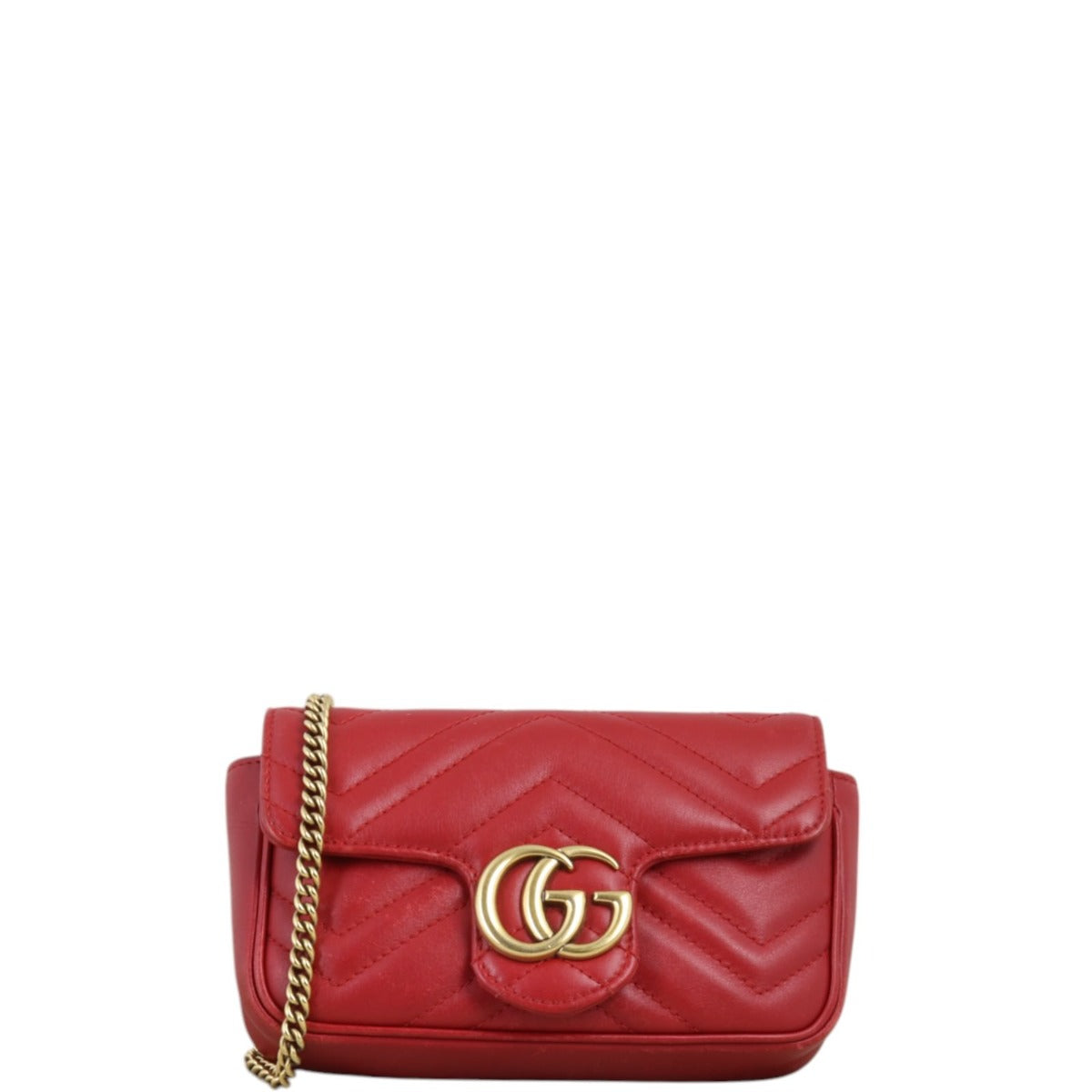 Gucci GG Marmont Matelasse Super Mini Shoulder Bag