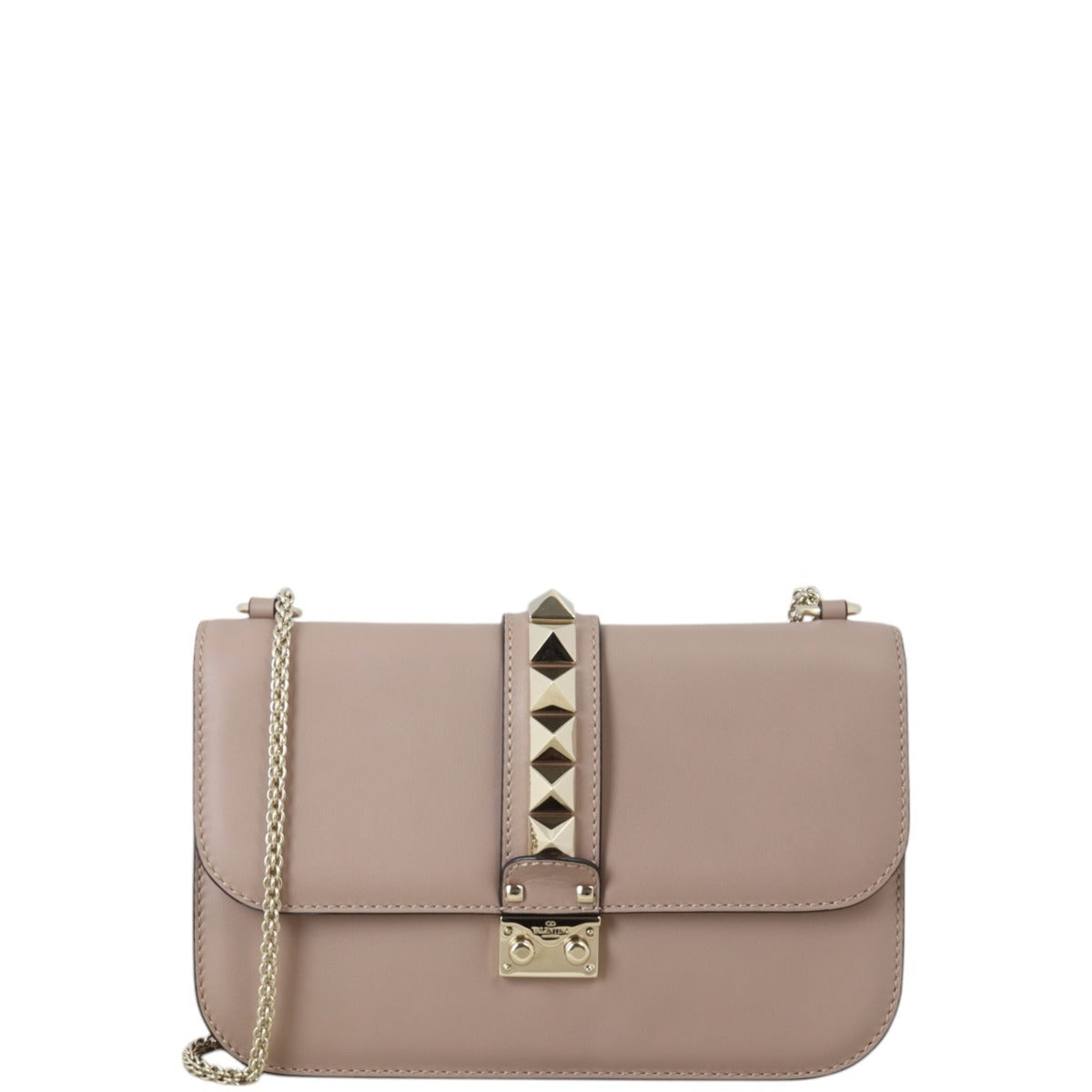 Valentino Glam Lock Medium Shoulder Bag