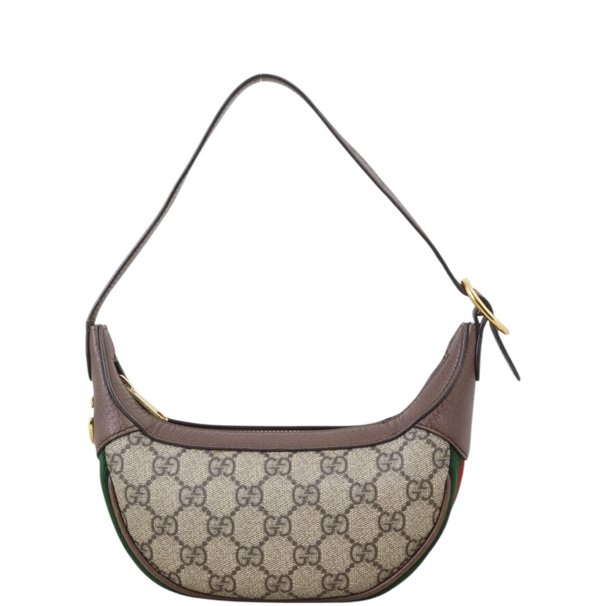 Gucci Ophidia GG Supreme Mini Crescent Shoulder Bag