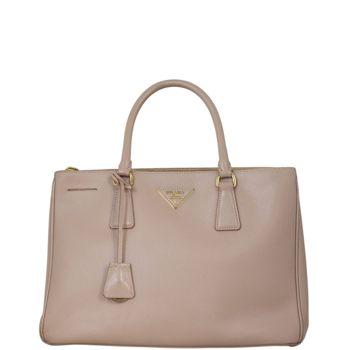 Prada Saffiano Lux Galleria Double Zip Tote Medium