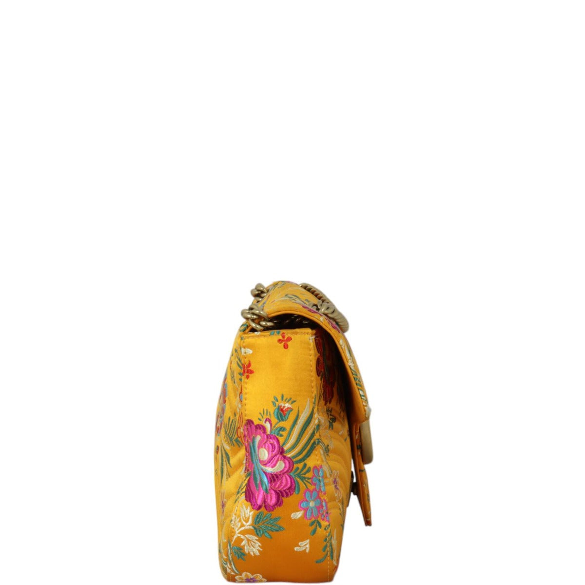 Gucci GG Marmont Matelasse Medium Shoulder Bag Floral