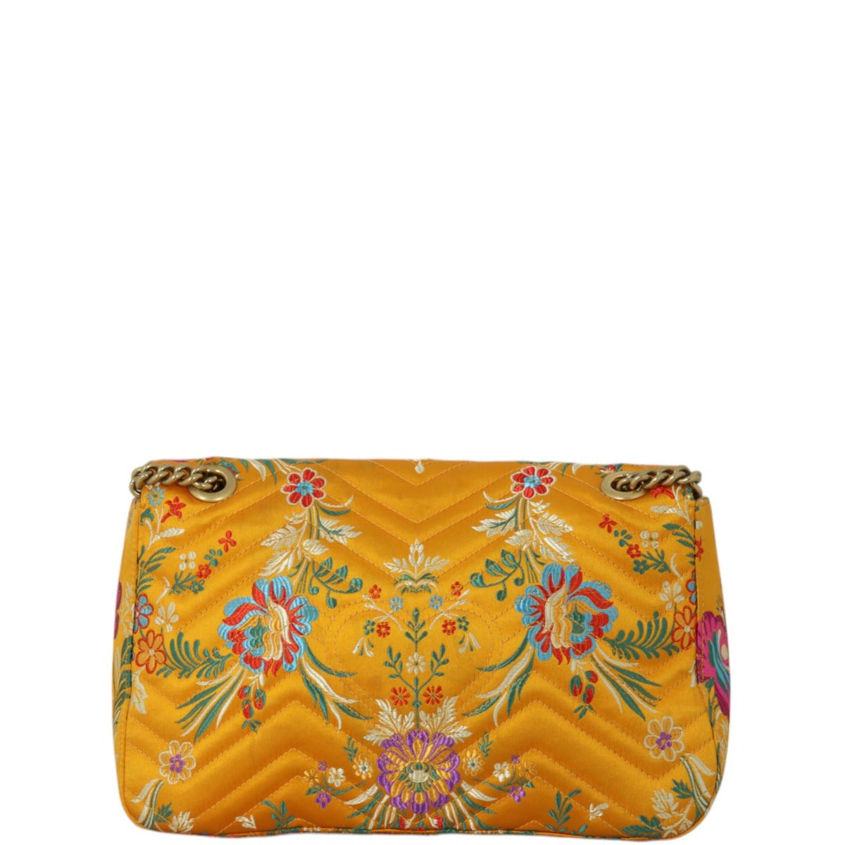 Gucci GG Marmont Matelasse Medium Shoulder Bag Floral