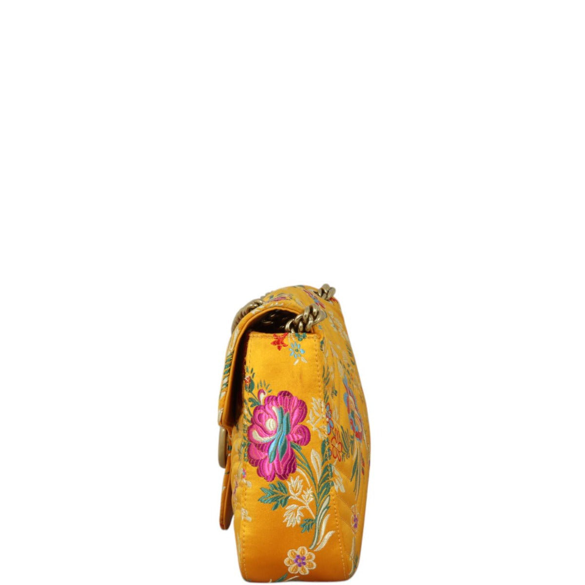 Gucci GG Marmont Matelasse Medium Shoulder Bag Floral