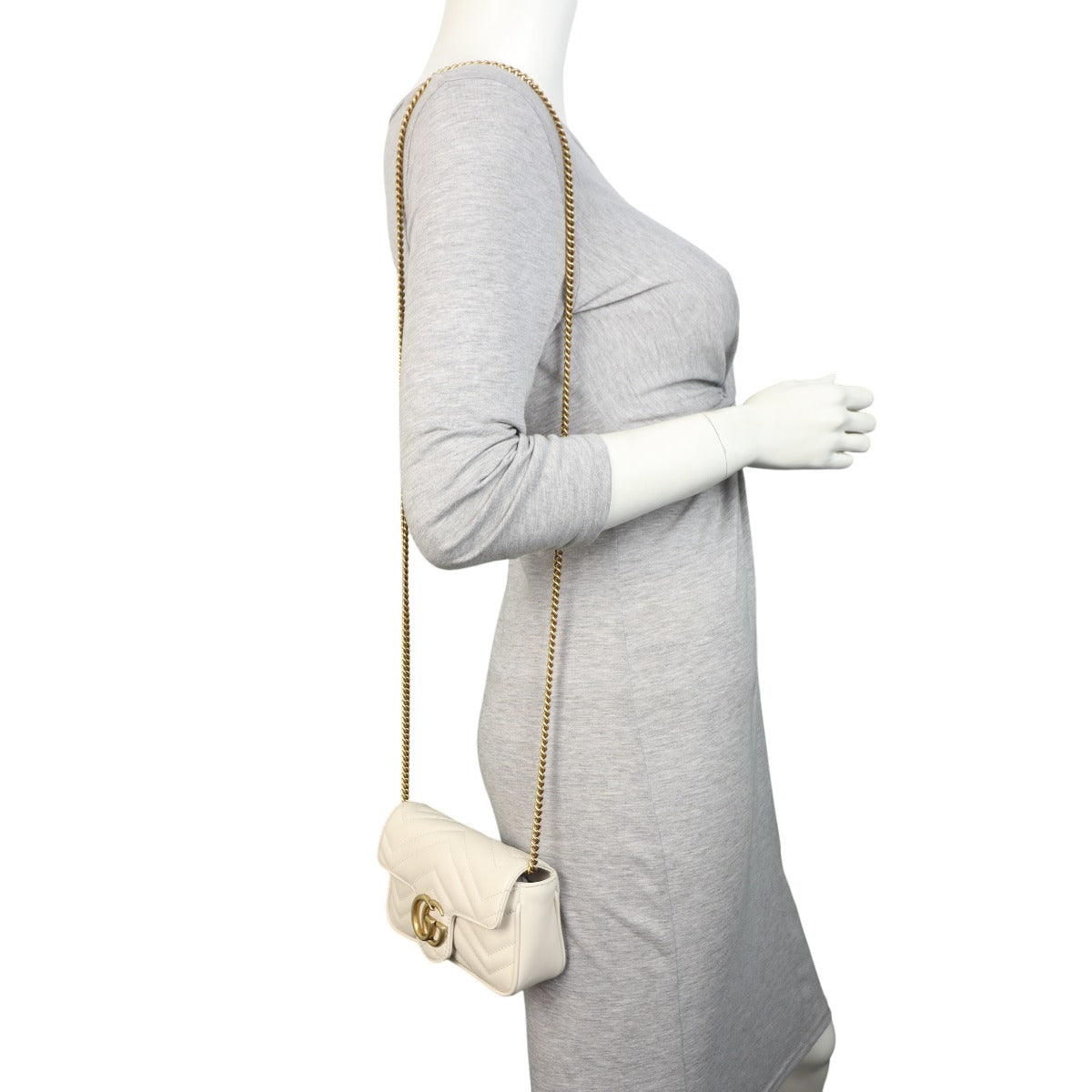 Gucci GG Marmont Matelasse Super Mini Shoulder Bag