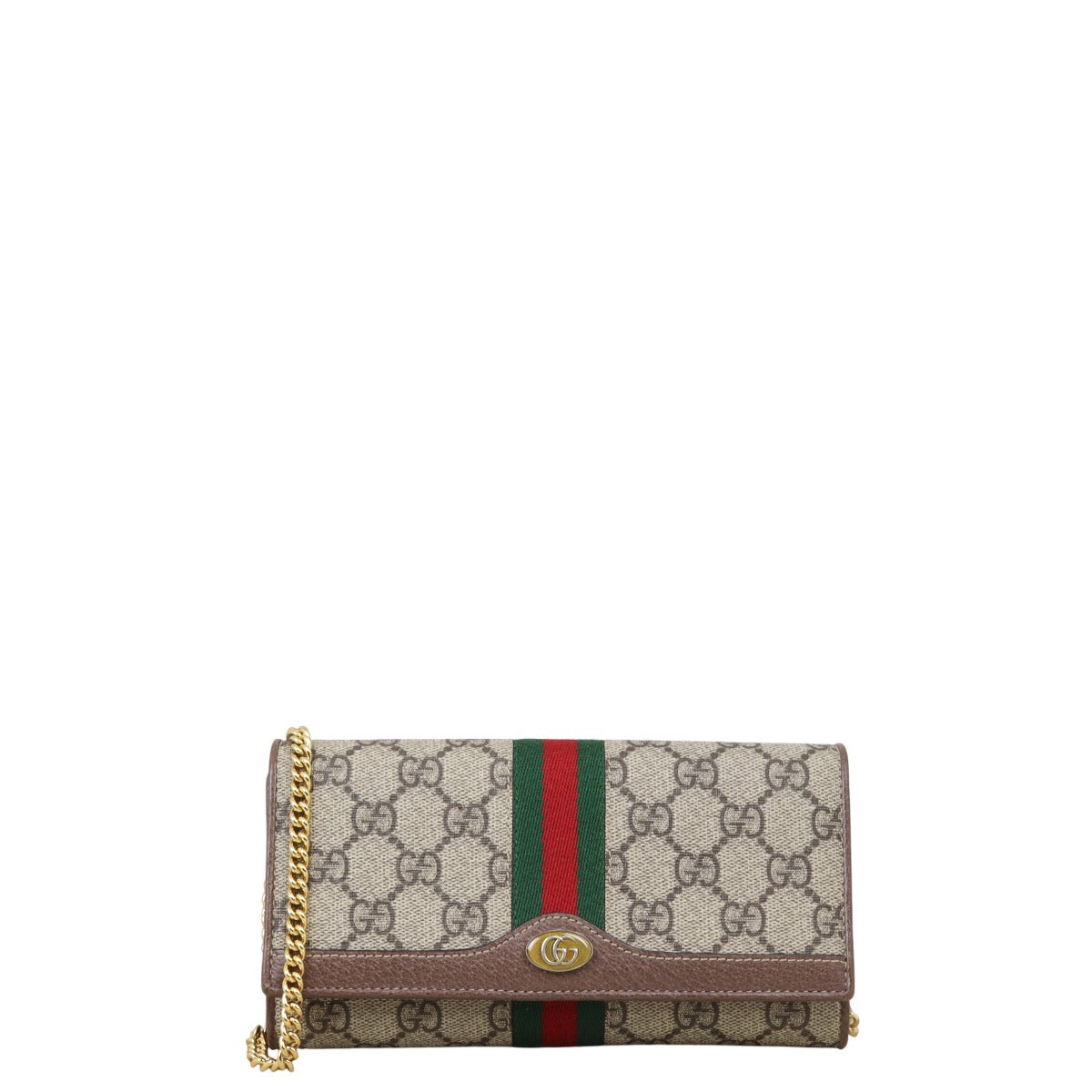 Gucci Ophidia GG Supreme Wallet on Chain