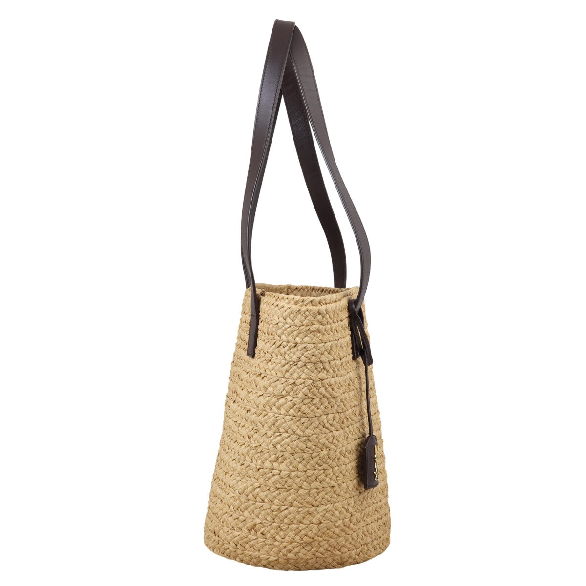 Saint Laurent Panier Raffia Tote