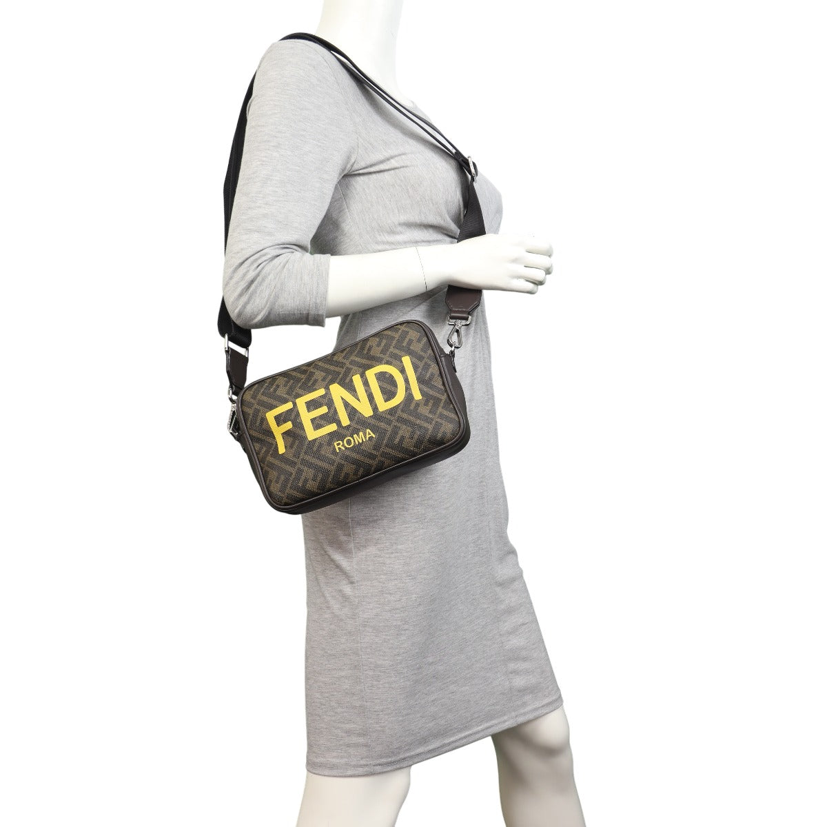 Fendi Logo FF Camera Bag