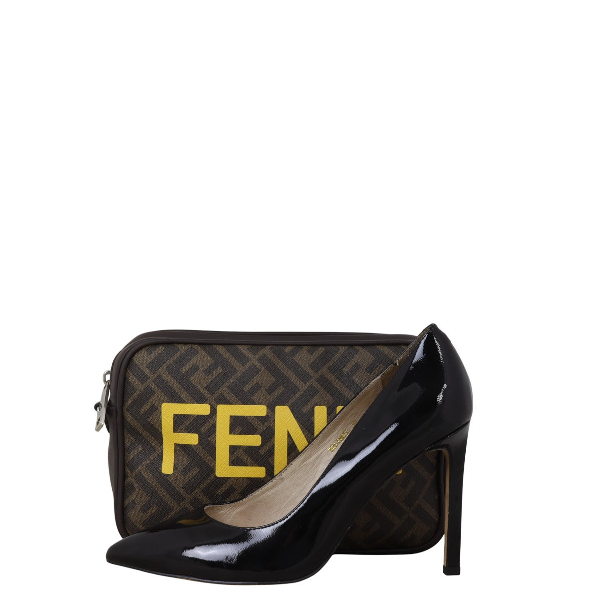Fendi Logo FF Camera Bag