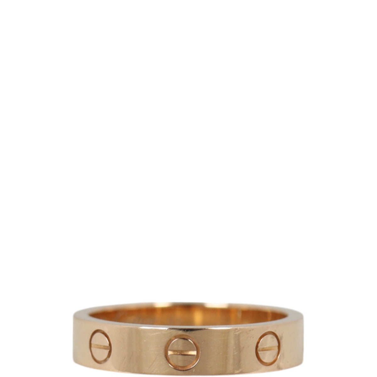 Cartier Love Wedding Band 18k Rose Gold 1 Diamond