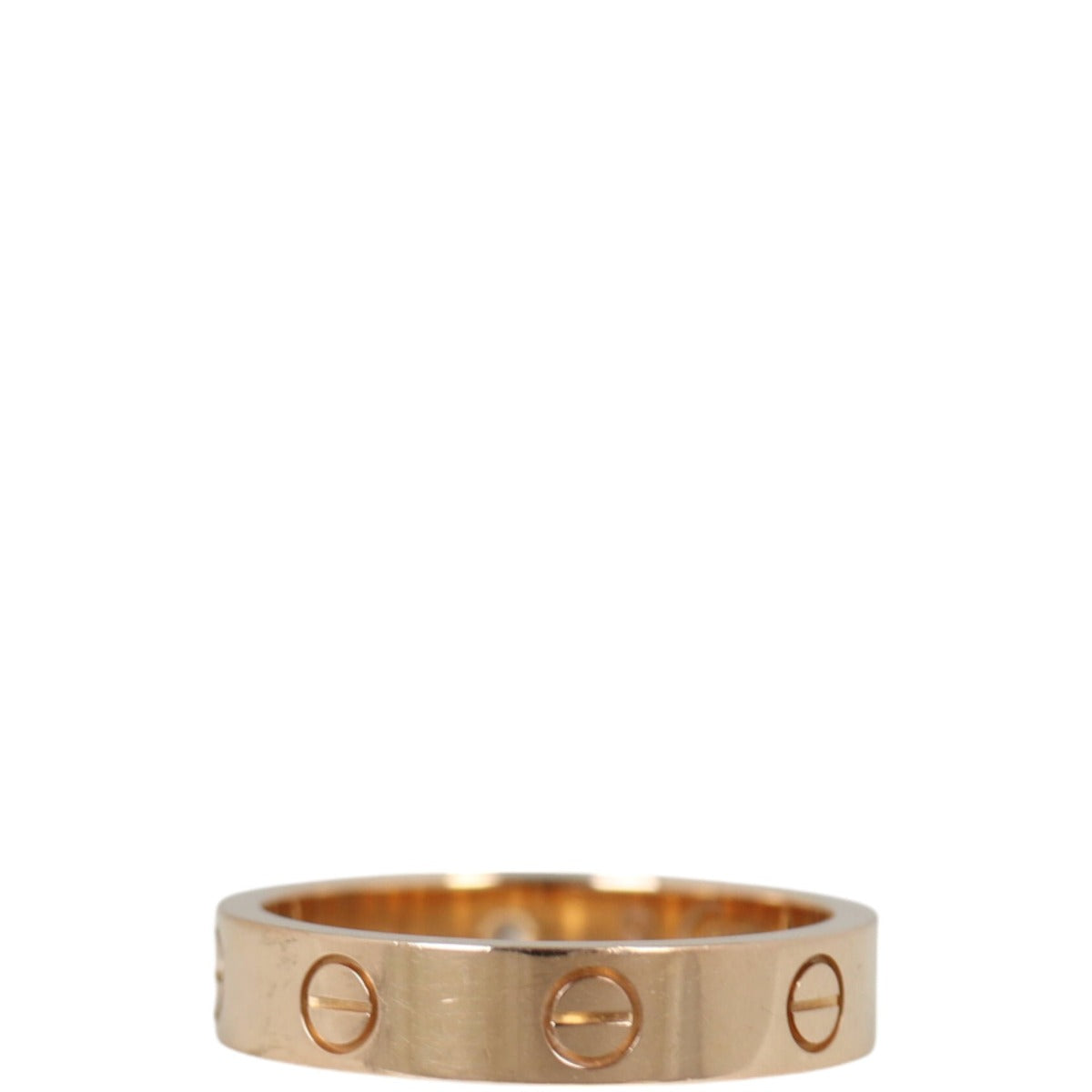 Cartier Love Wedding Band 18k Rose Gold 1 Diamond