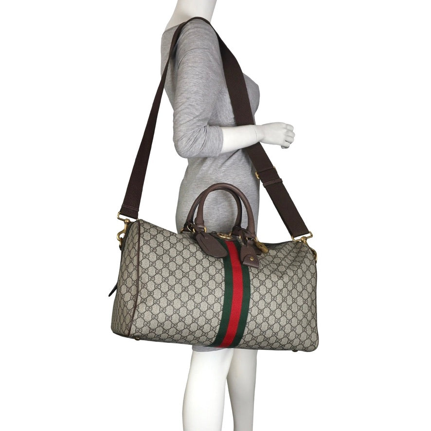 Gucci GG Supreme Ophidia Carry-On Duffle Medium Mannequin