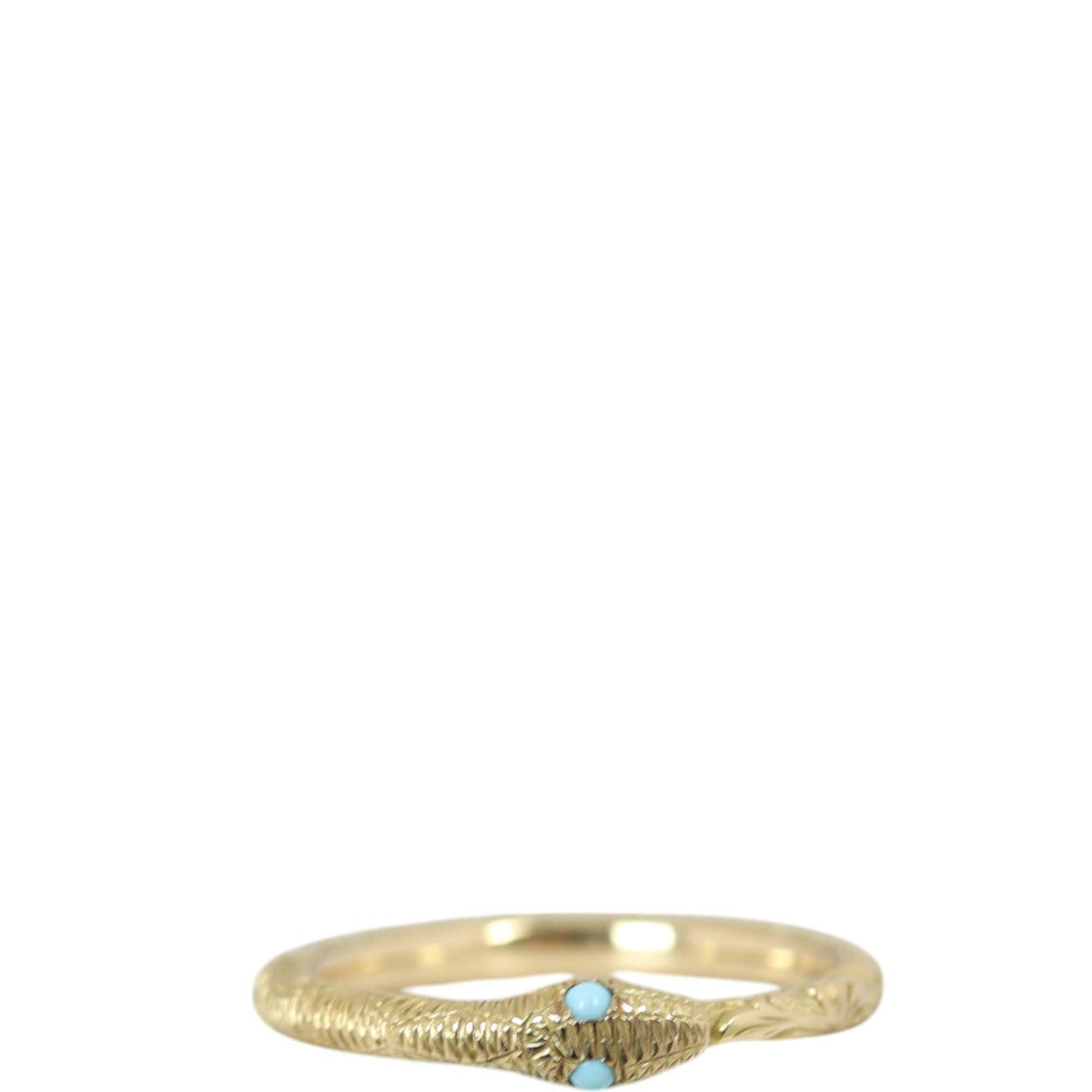 Gucci Ouroboros 18k Yellow Gold Ring