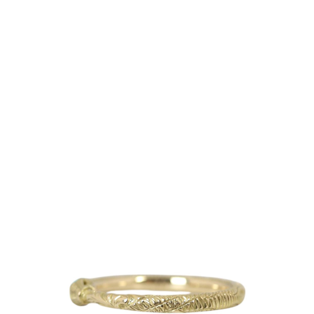 Gucci Ouroboros 18k Yellow Gold Ring