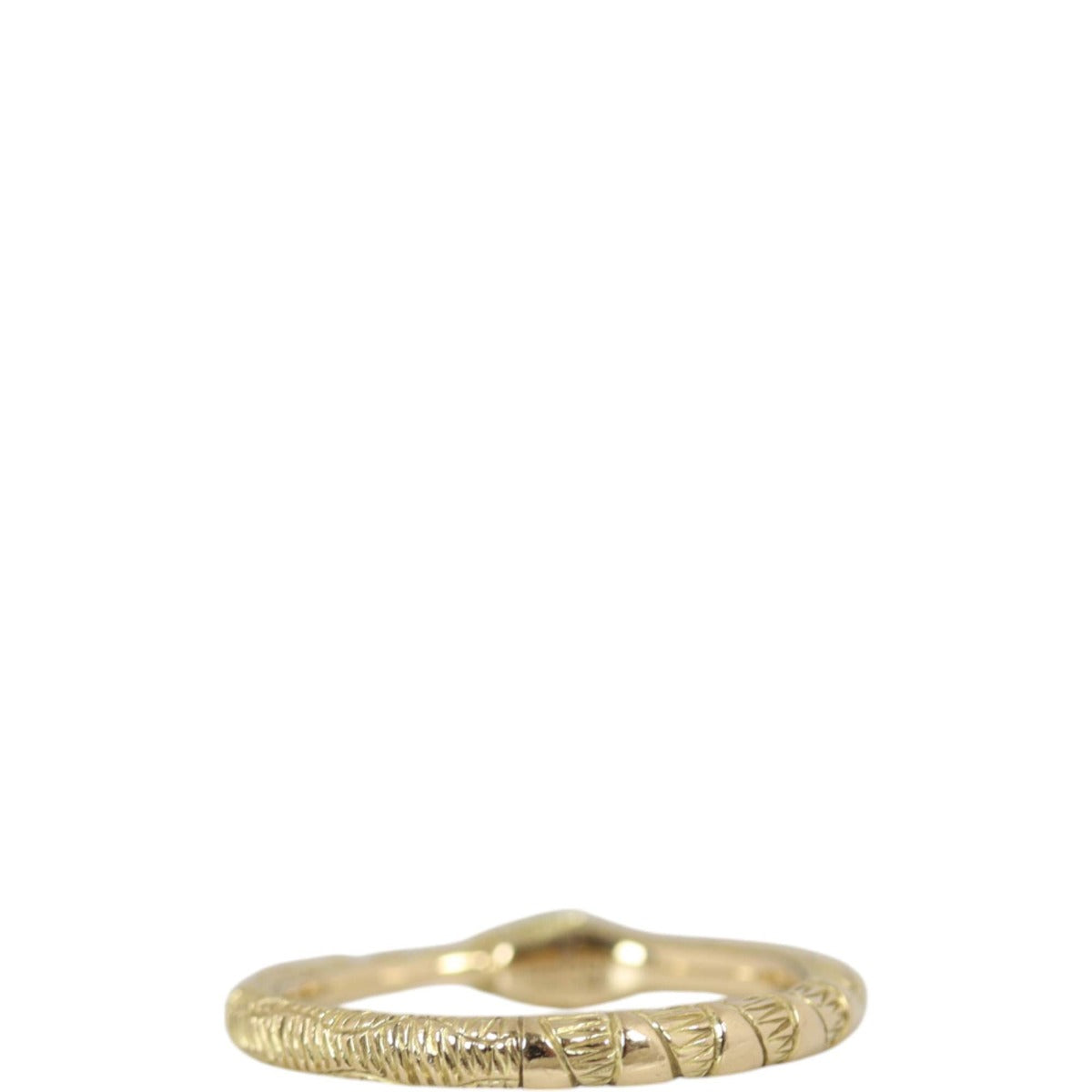 Gucci Ouroboros 18k Yellow Gold Ring