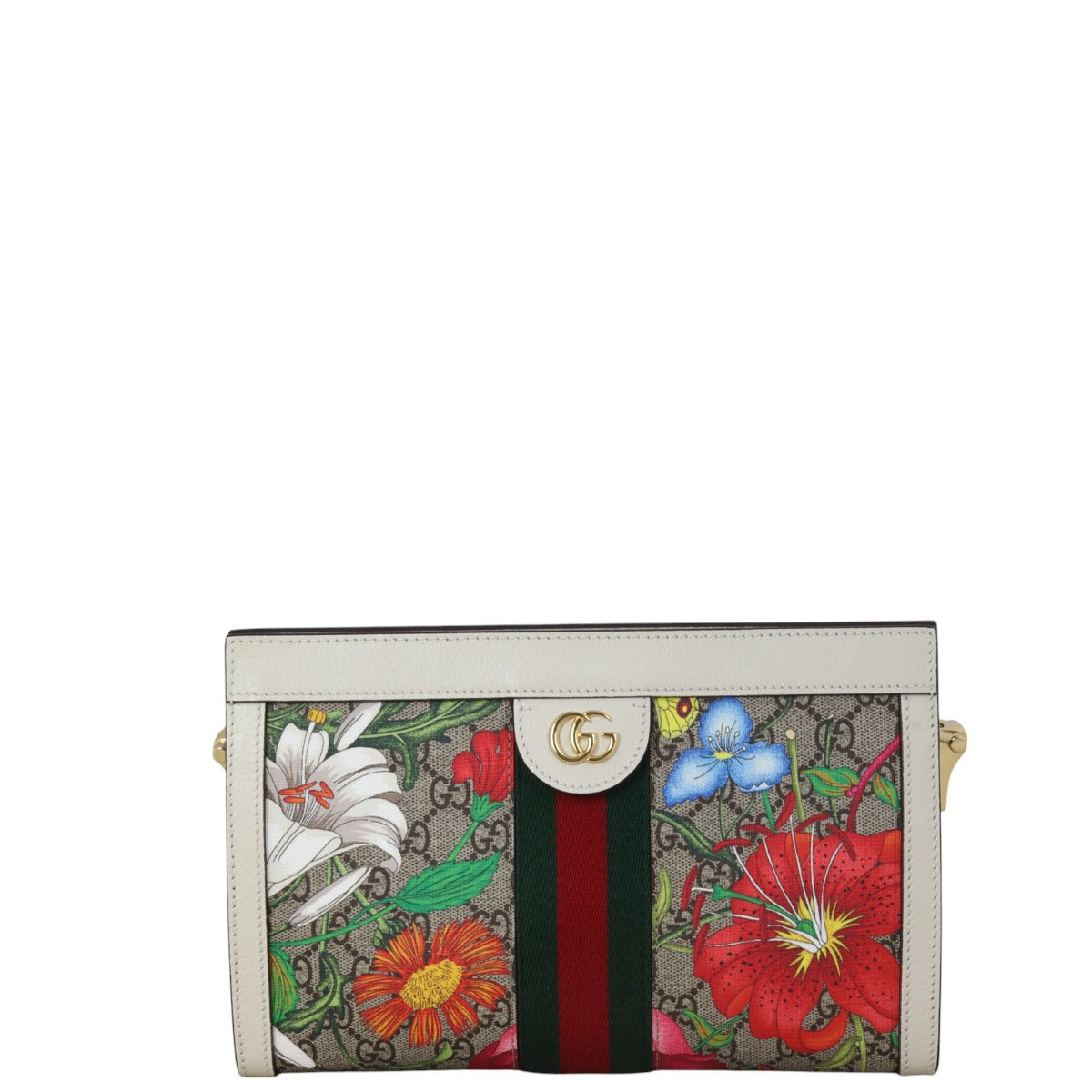 Gucci Ophidia GG Supreme Flora Small Shoulder Bag