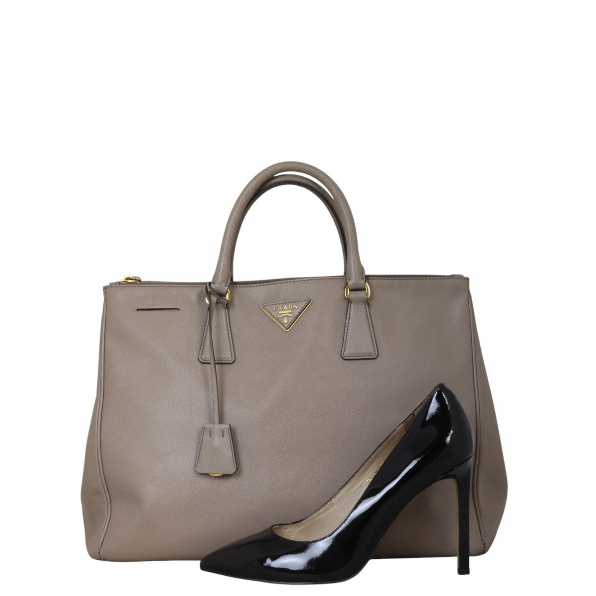 Prada Saffiano Lux Galleria Double Zip Tote Large