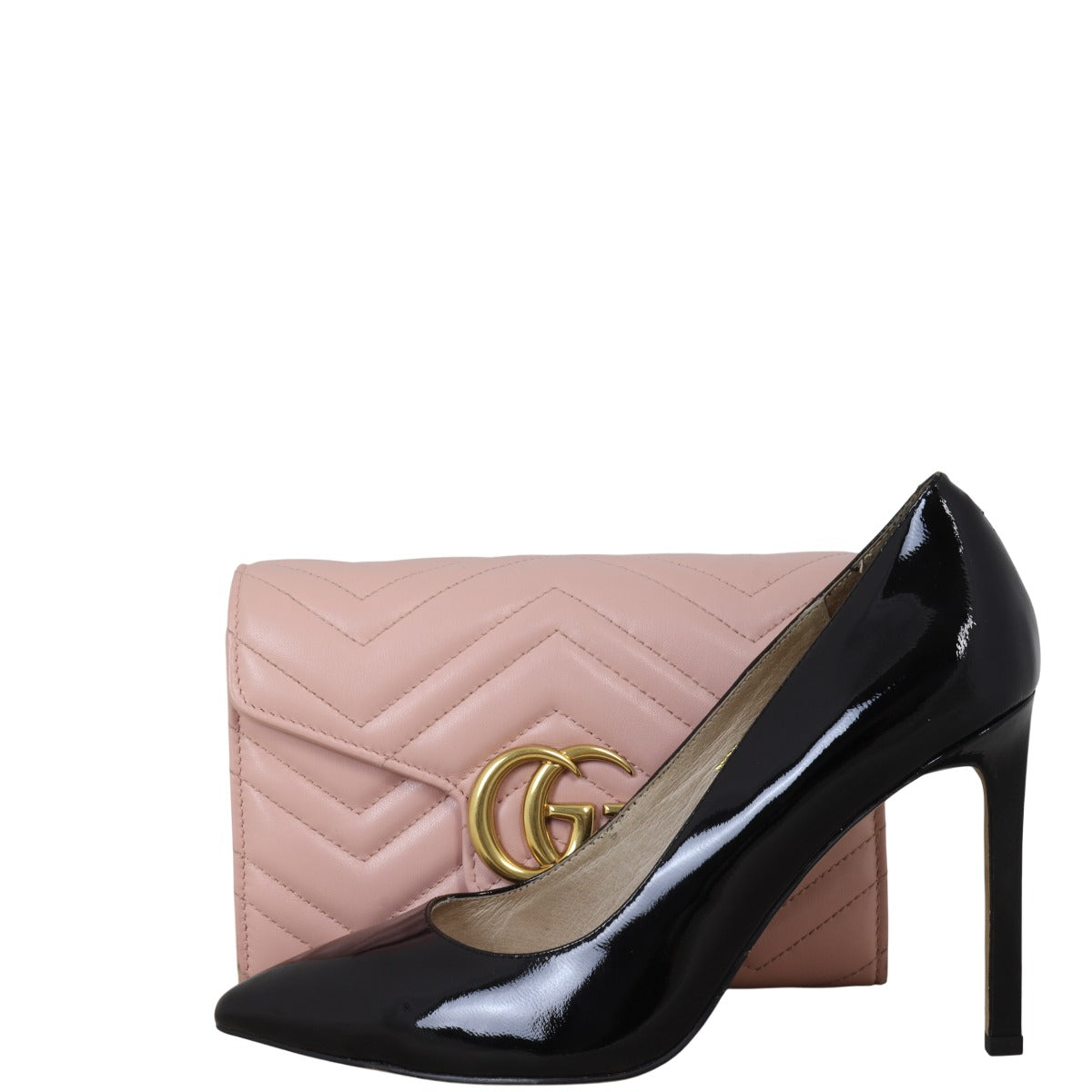 Gucci GG Marmont Matelasse Chain Wallet