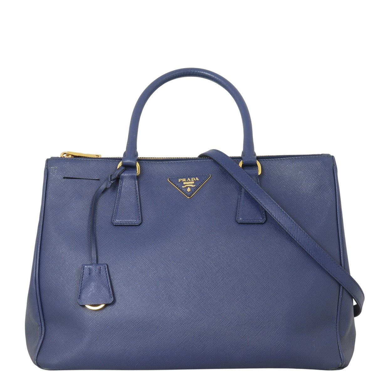 Prada Saffiano Lux Galleria Double Zip Tote Medium