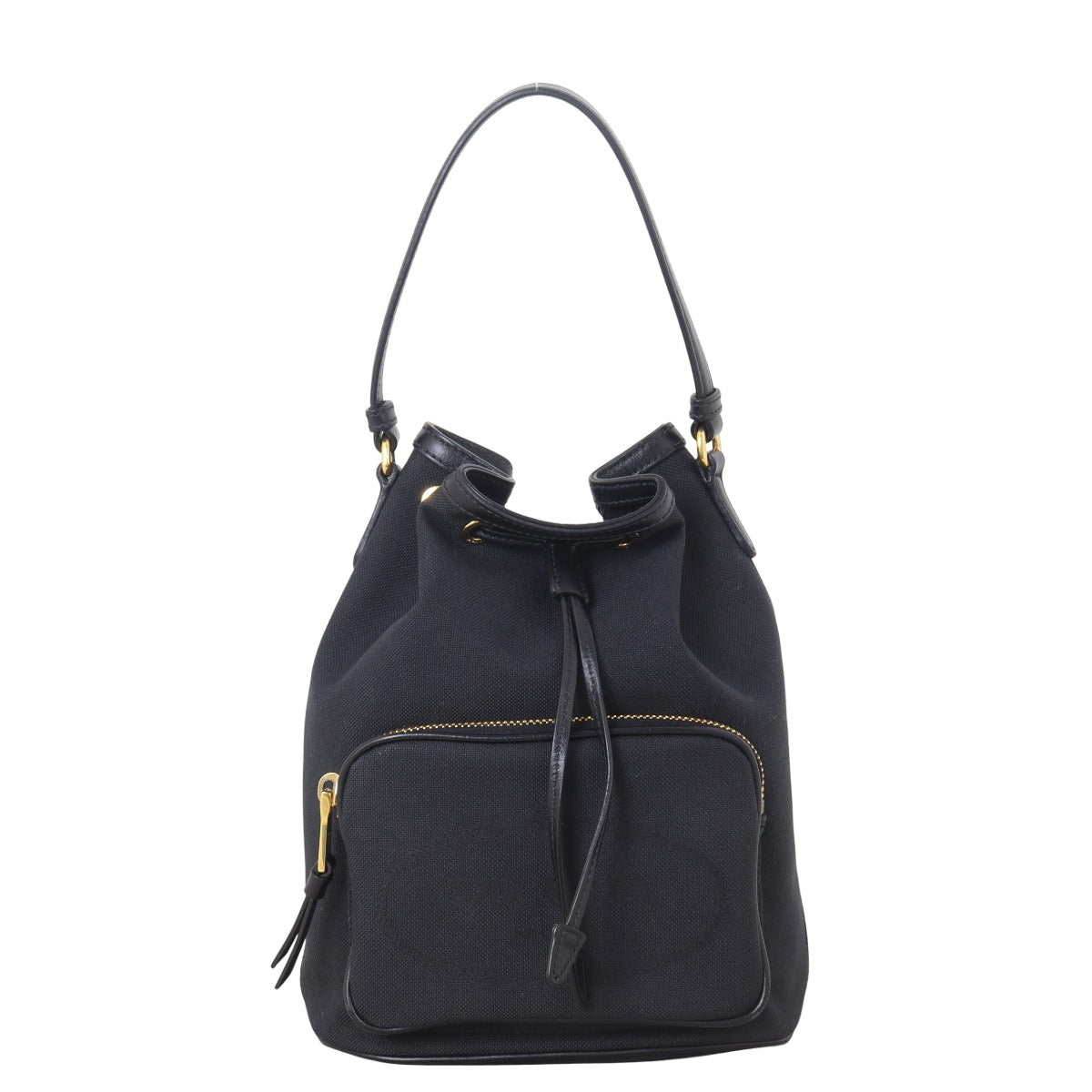 Prada Duet Tessuto Bucket Bag