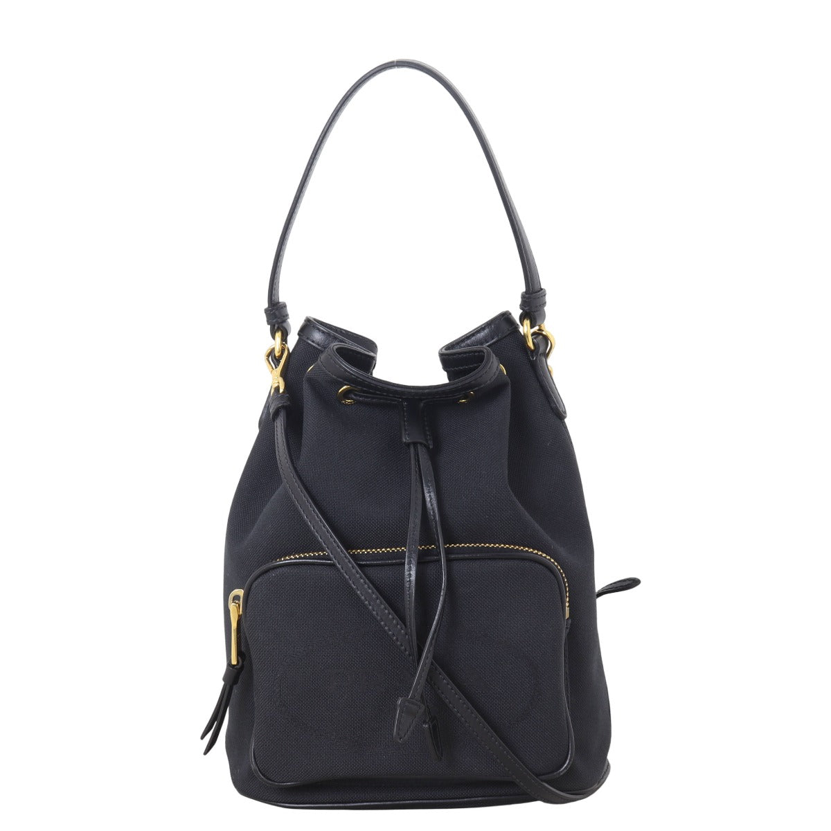Prada Duet Tessuto Bucket Bag