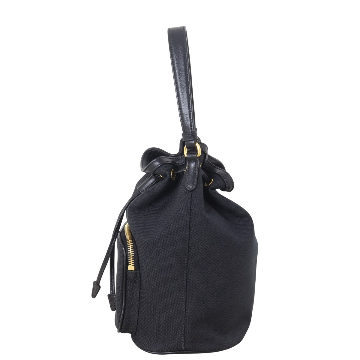 Prada Duet Tessuto Bucket Bag