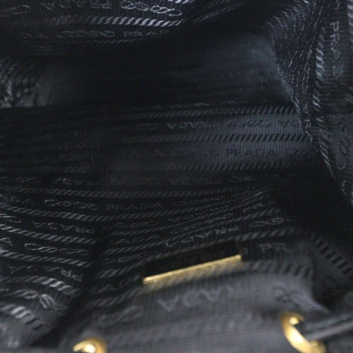 Prada Duet Tessuto Bucket Bag