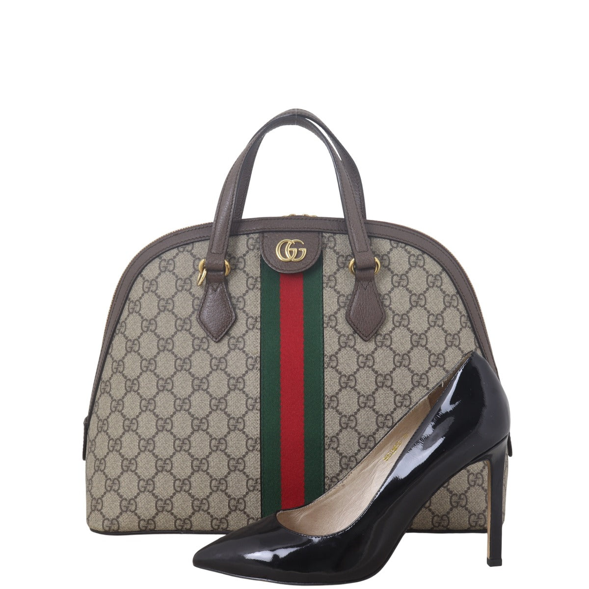Gucci Ophidia GG Supreme Medium Top Handle Bag