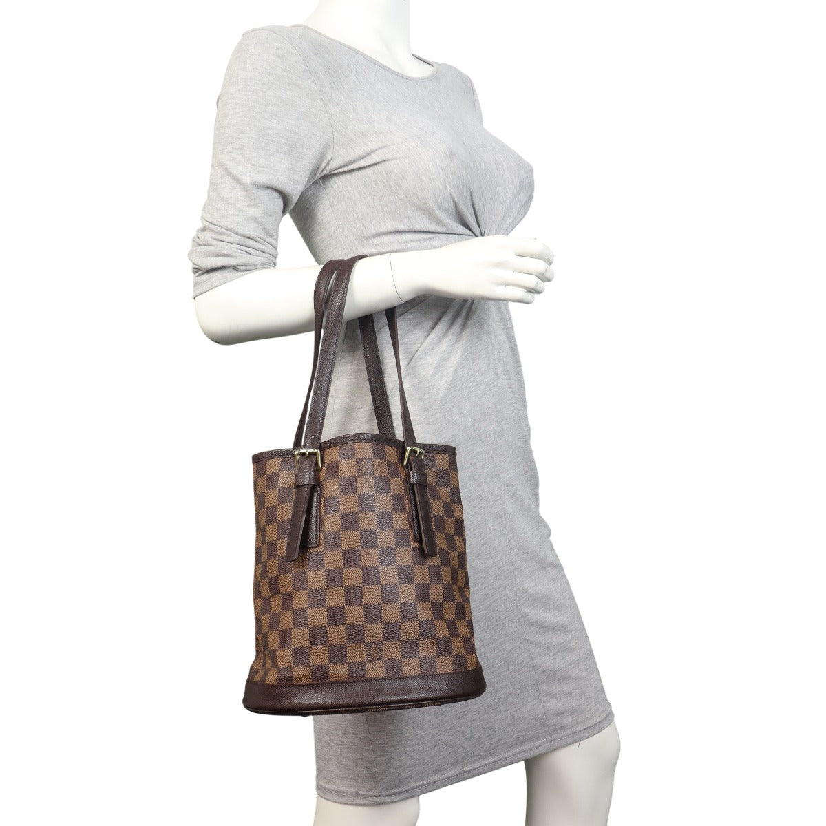 Louis Vuitton Marais Bucket Bag Damier Ebene