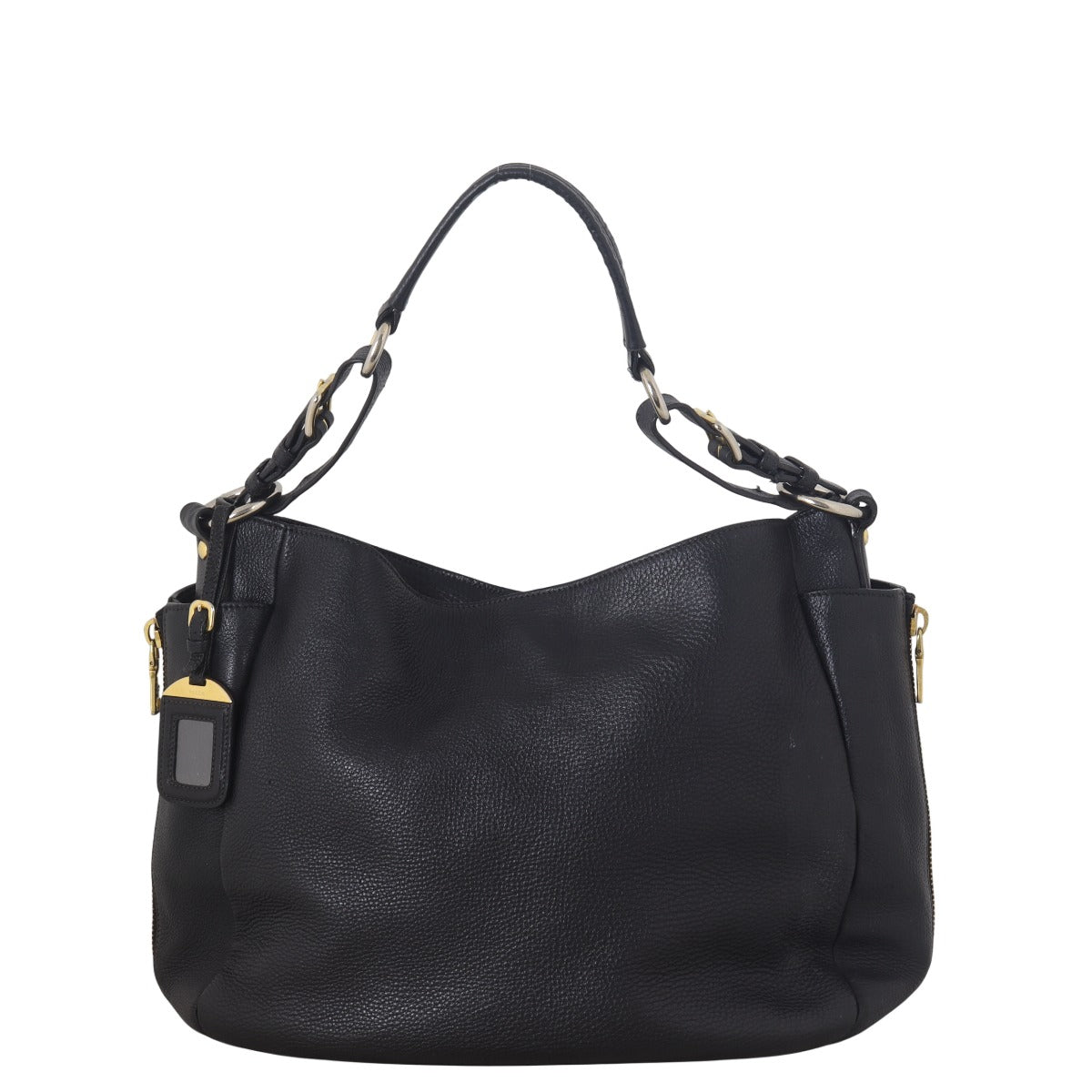 Prada Vitello Daino Side Pocket Hobo