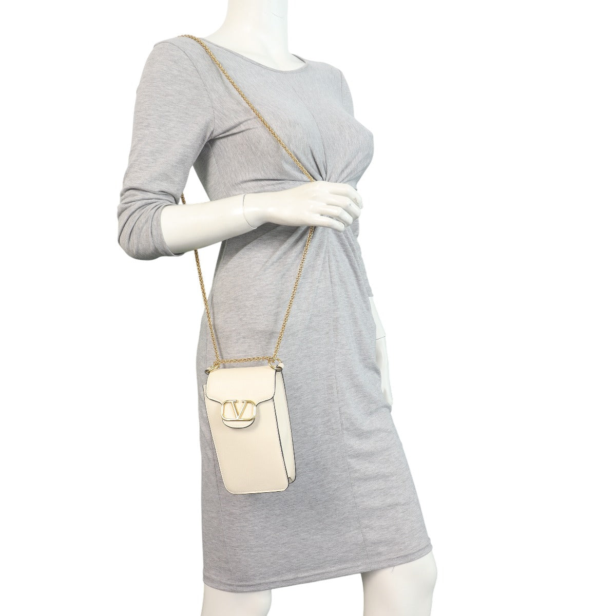 Valentino Vlogo Loco Phone Pouch on Chain