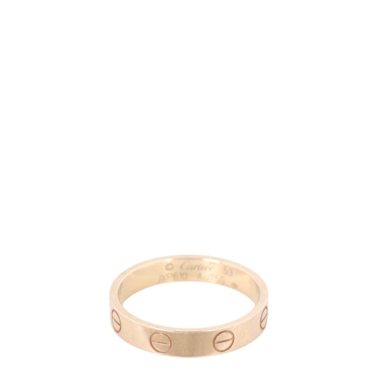 Cartier Love Ring Small 18k Rose Gold