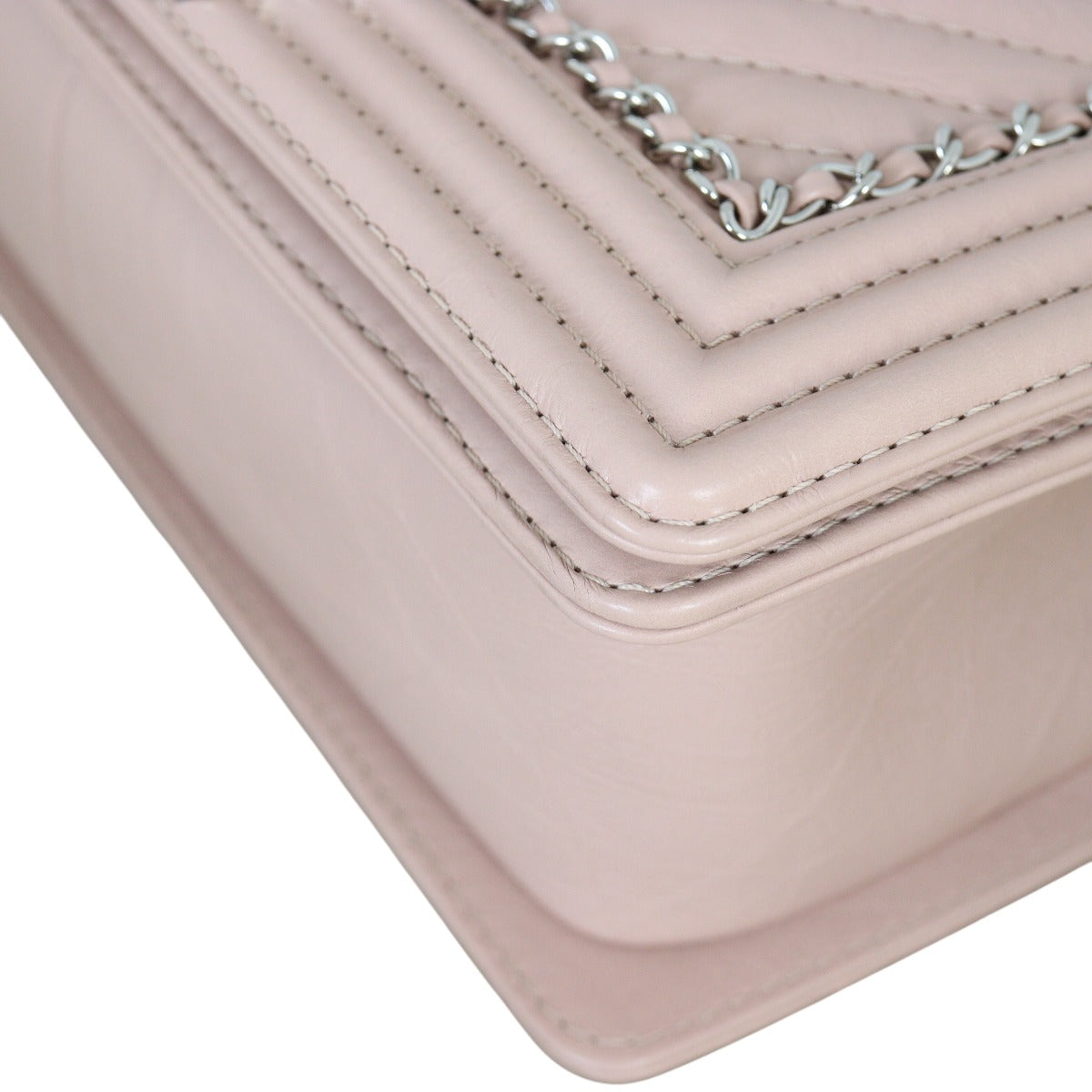 Chanel Boy Old Medium Chain Around Chevron