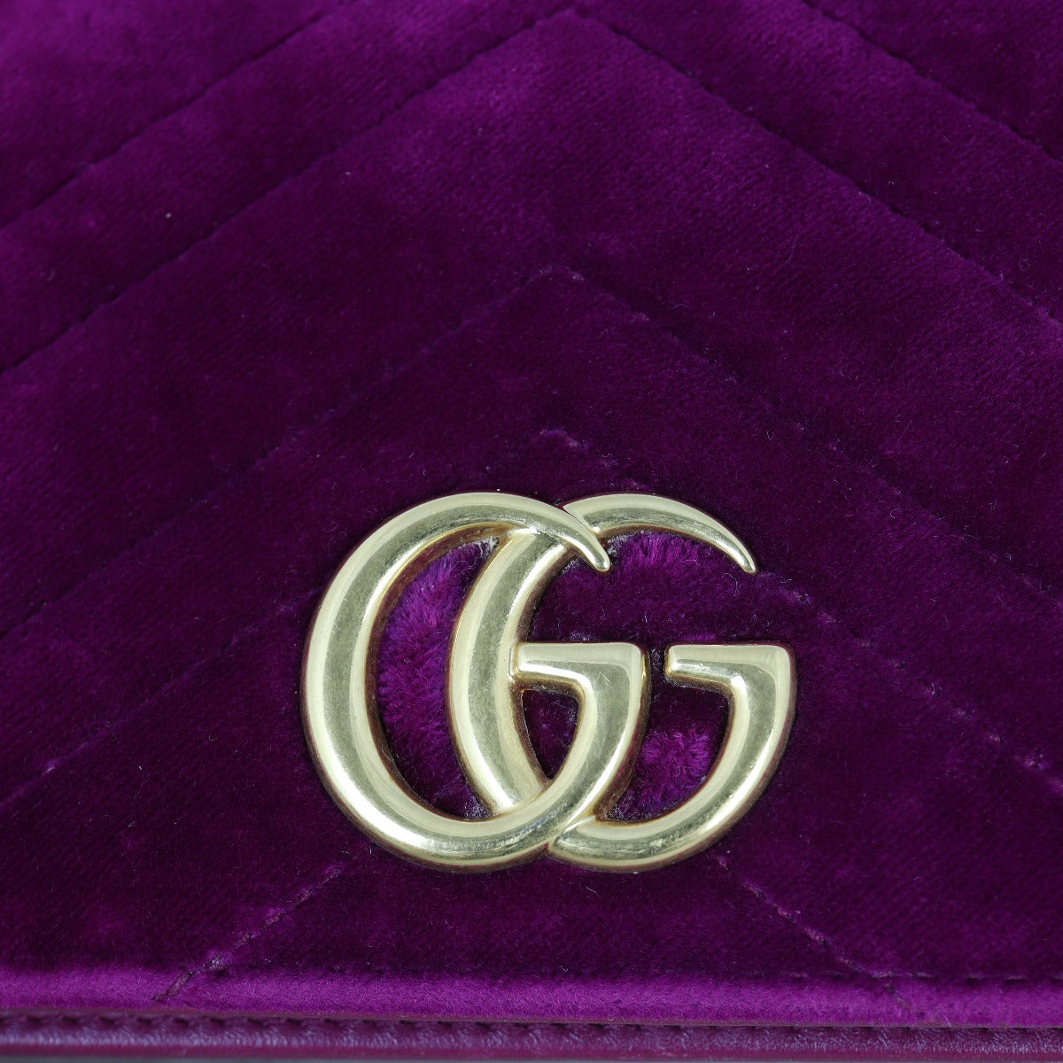 Gucci GG Marmont Velvet Super Mini Shoulder Bag