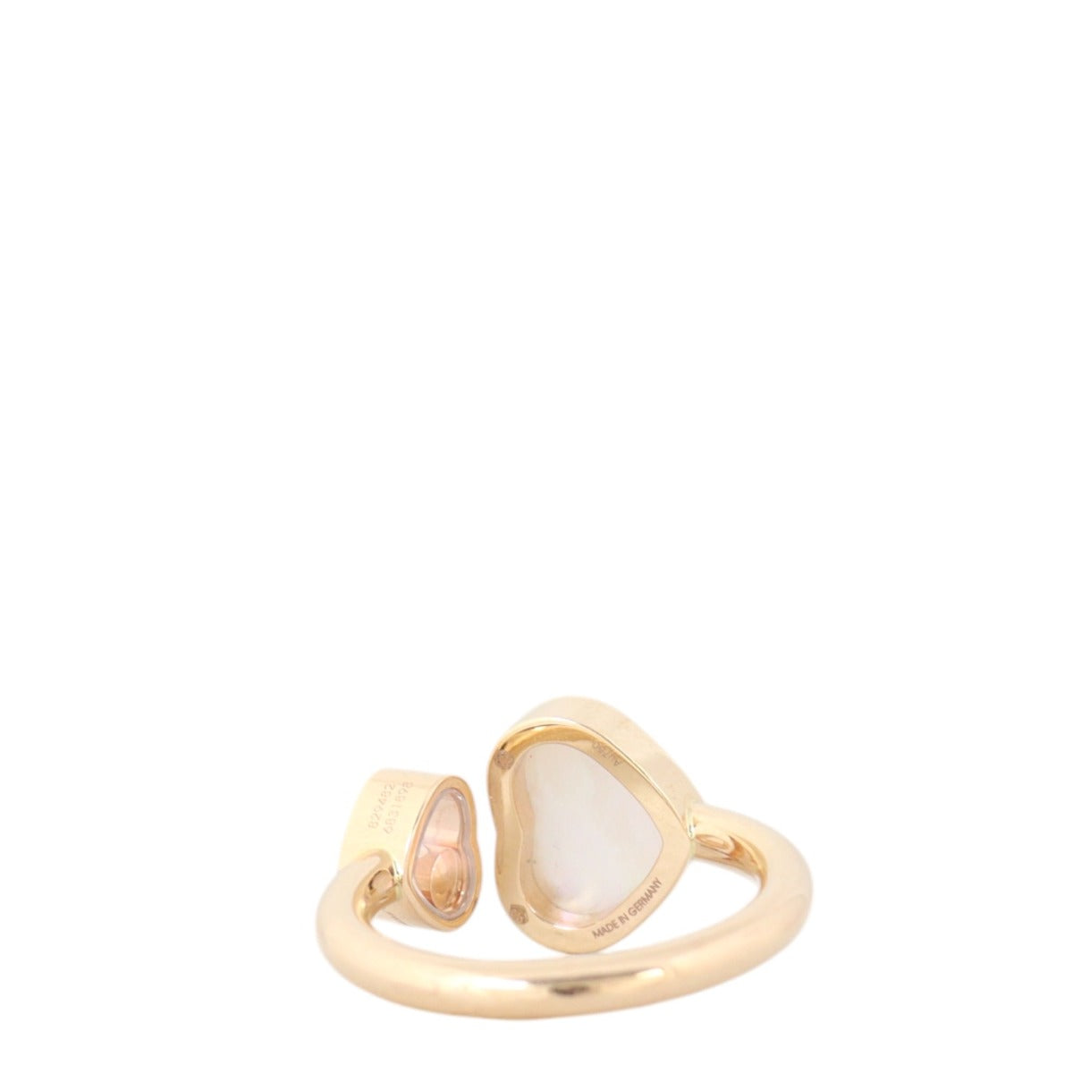 Chopard Happy Hearts Diamond Mother of Pearl 18k Rose Gold Ring