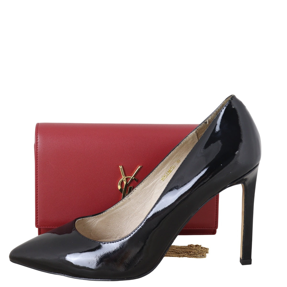 Saint Laurent Kate Tassel Chain Wallet