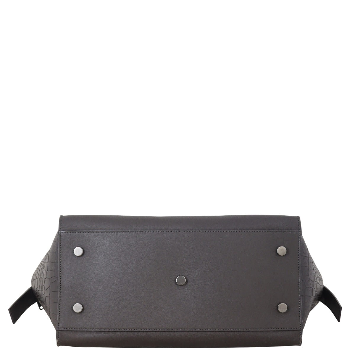 Saint Laurent Downtown Cabas Croc-Embossed