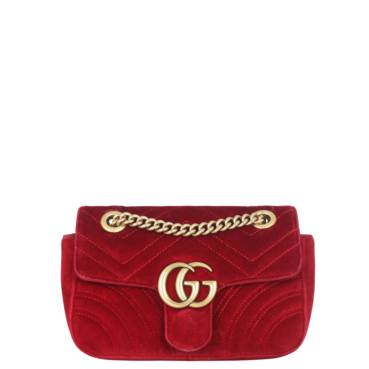Gucci Marmont Velvet Small Shoulder Bag