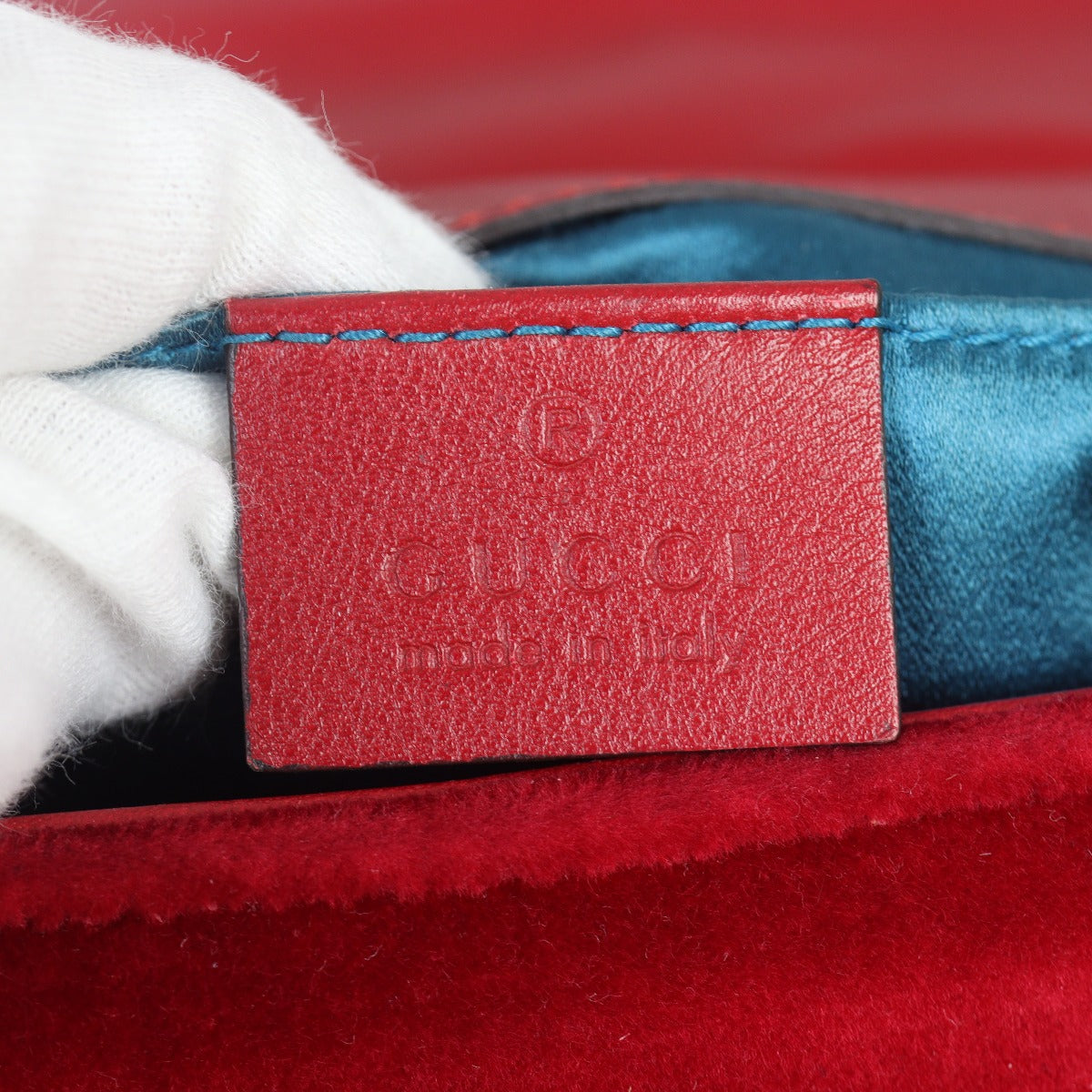 Gucci Marmont Velvet Small Shoulder Bag