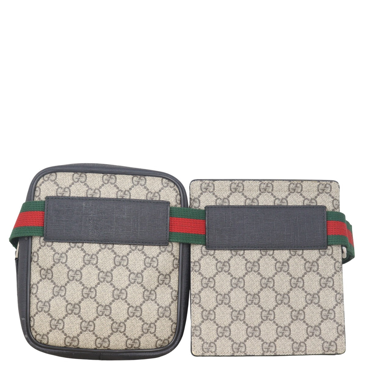 Gucci GG Supreme Double Pocket Belt Bag