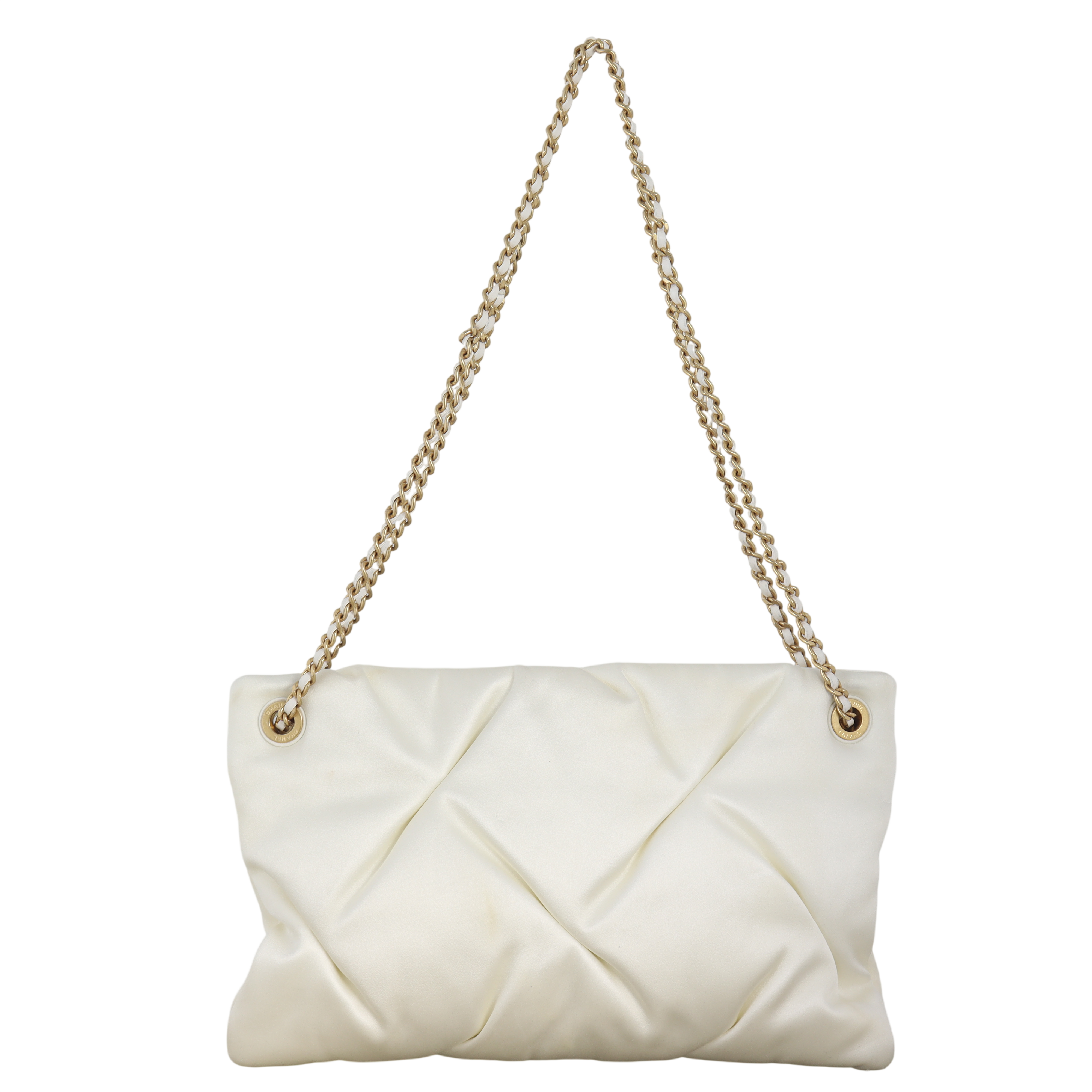 Chanel Satin Chain Pouch