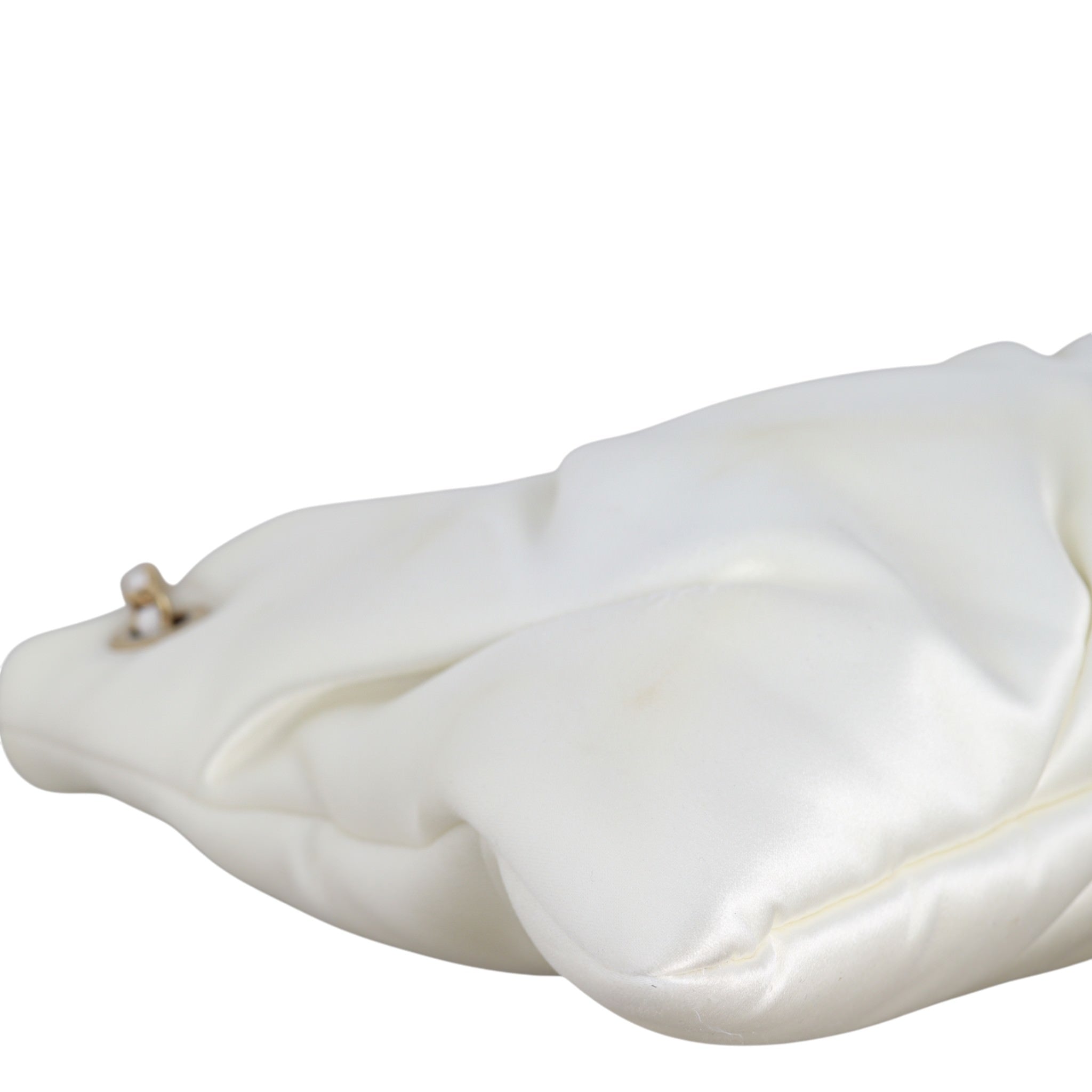 Chanel Satin Chain Pouch