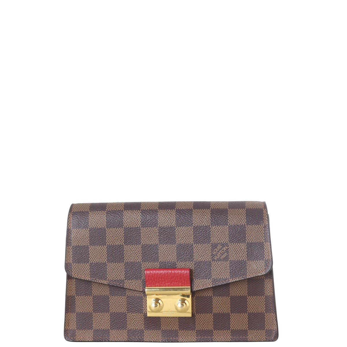 Louis Vuitton Croisette Chain Wallet Damier Ebene