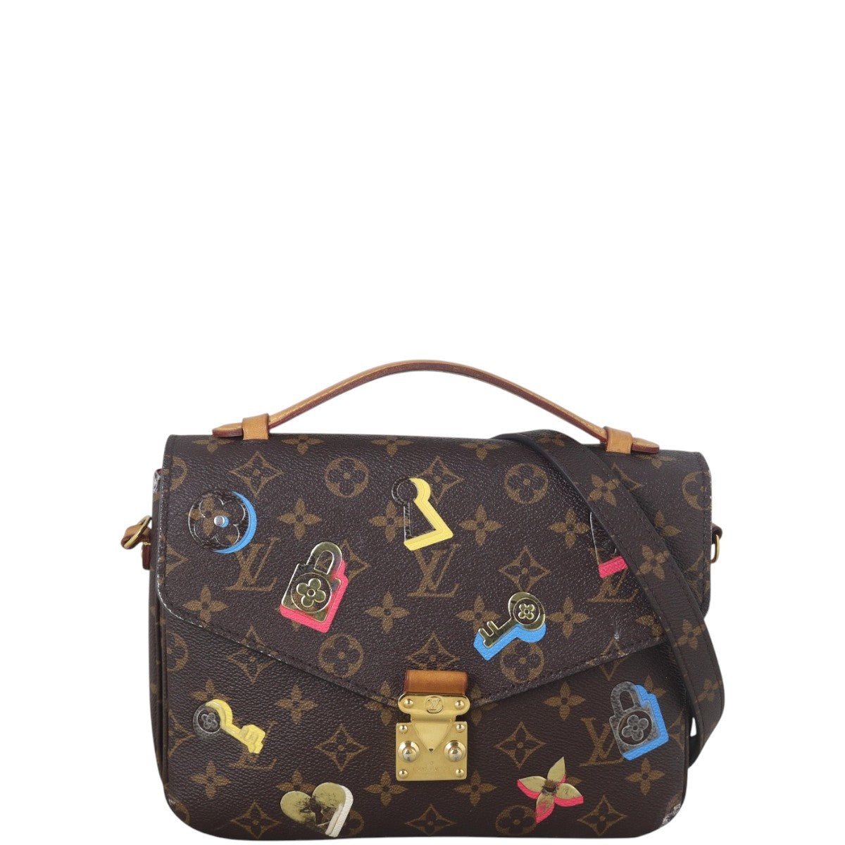 Louis Vuitton Pochette Metis Monogram Love Lock